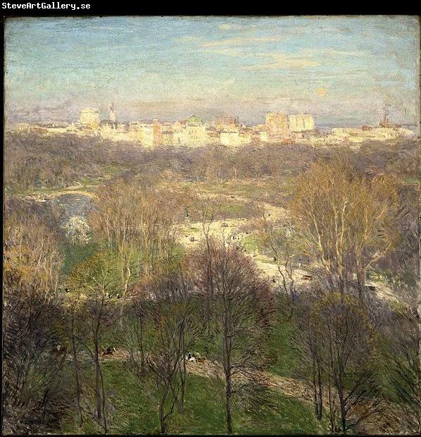 Willard Leroy Metcalf Early Spring Afternoon Central Park